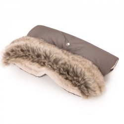 Muff rokavičke Jukki Mocha s krznom Muff rokavičke Jukki Mocha s krznom